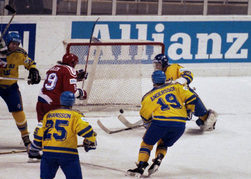 Peter Andersson, Rolf Ridderwall,målvakt och Mikael