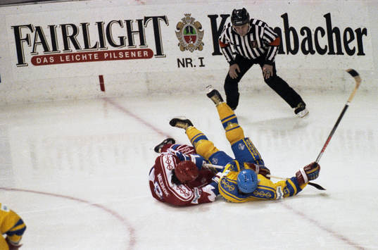 Ishockey VM, Sverige - Tjeckoslovakien, 2-1