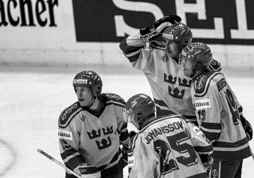 Mats Sundin, Mikael Johansson, Peter Andersson, Sverige