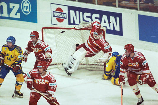 Bläddra bland fler bilder av Ishockey VM, final, Sverige - Sovjet