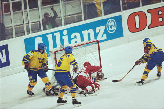 Ishockey, VM, Sverige - Sovjet