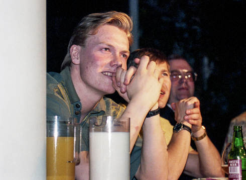Mats Sundin och Mats Näslund njuter