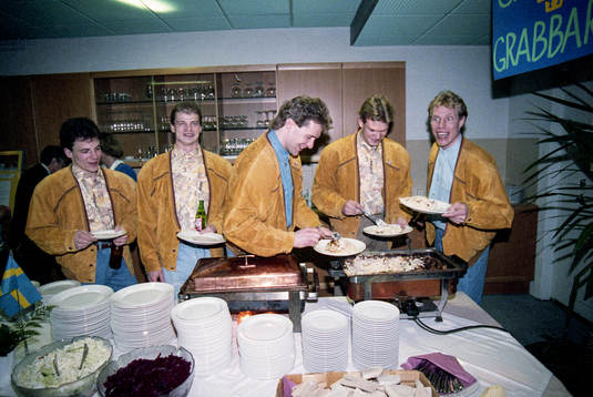 Härlig stämning på guldfesten, Jonas Bergqvist,
