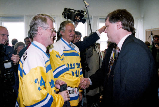 Statsminister Ingvar Carlsson och utrikesminister Sten