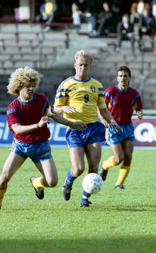 Carlos Valderrama, Colombia och Jonas Thern, Sverige