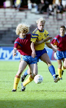 Carlos Valderrama, Colombia och Jonas Thern, Sverige