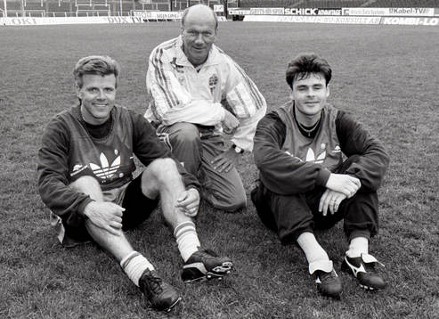 Roland Nilsson, Tommy Svensson, förbundskapten och Anders