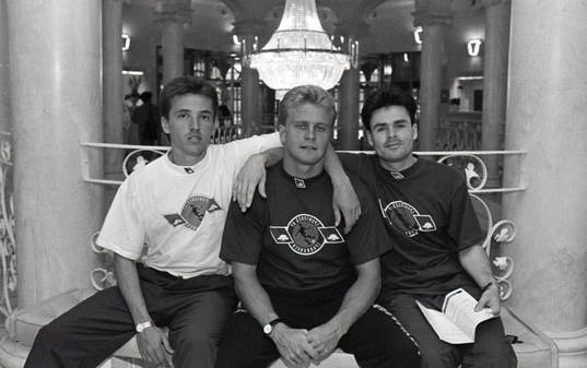 Mats Gren, Jonas Thern och Anders Limpar