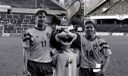 Kennet Andersson, Bernie, maskot och Tomas Brolin