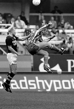 Peter Larsson, AIK och Kennet Andersson, Göteborg