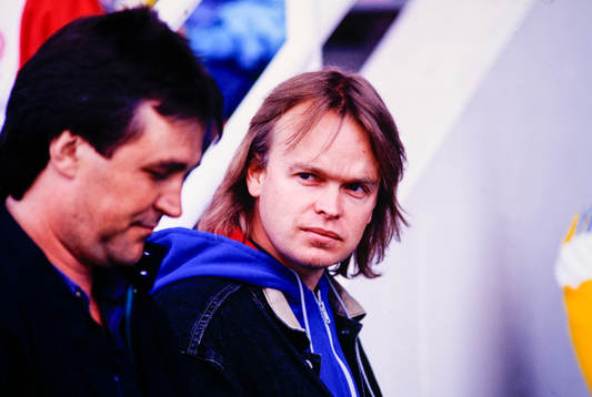 Sveriges Radios Robert Perlskog och Ralf Edström