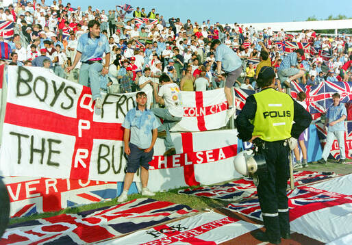 Fotboll, EM, Damark - England