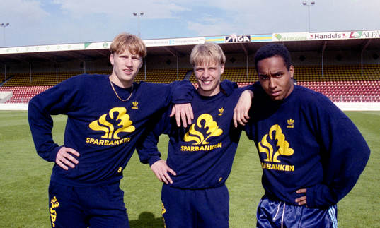 Kennet Andersson, Mikael Nilsson och Martin Dahlin