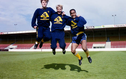 Kennet Andersson, Mikael Nilsson och Martin Dahlin