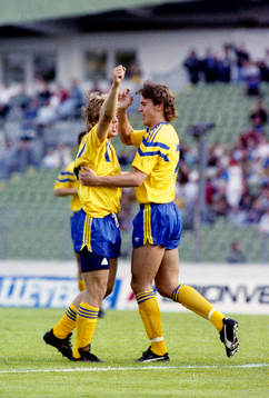 Tomas Brolin och Magnus Erlingmark