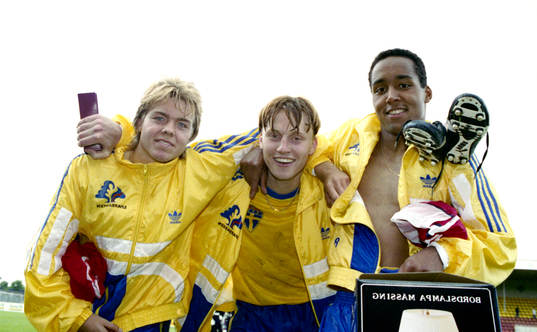 Tomas Brolin, Kennet Andersson och Martin Dahlin