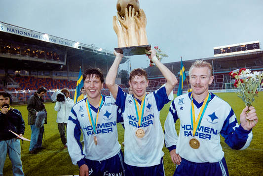 Norrköping cupmästare. Målskyttarna Sulo Vaattovaara,