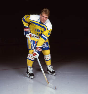 Calle Johansson of Sweden poses for a photo