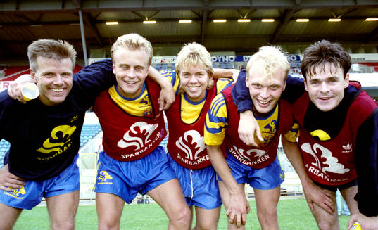 Fotboll, Norge - Sverige, 1-2