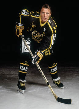 Börje Salming of AIK (Swedish hockey league Elitserien)