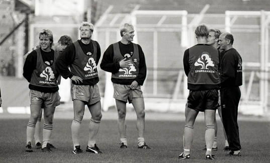 Tomas Brolin, Peter Larsson, Klas Ingesson, Jonas Thern och