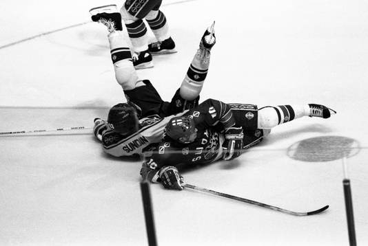 Mats Sundin på rygg