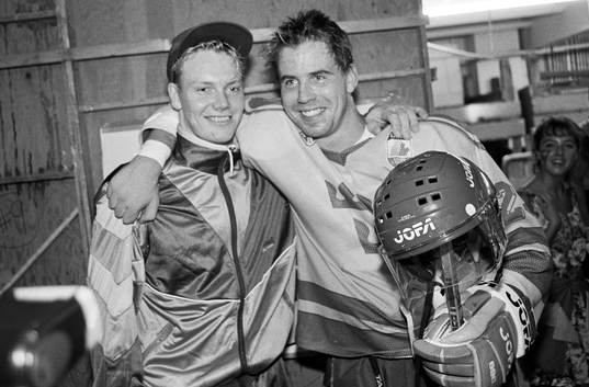 Mats Sundin och Ulf Dahlén är nöjda