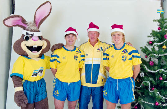 Anders Limpar, Tommy Svensson, förbundskapten och Tomas