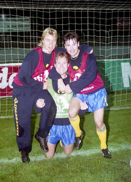 Tomas Brolin, Niklas Gudmundsson och Anders Limpar