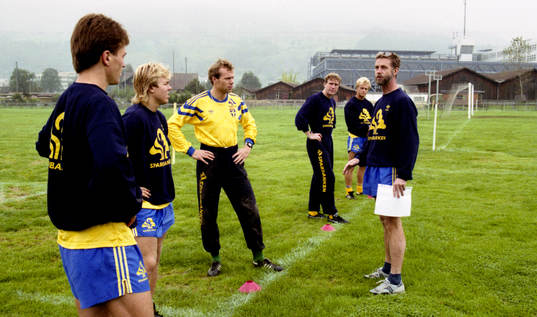 Mats Gren, Tomas Brolin, Lars Eriksson, Jan Eriksson och