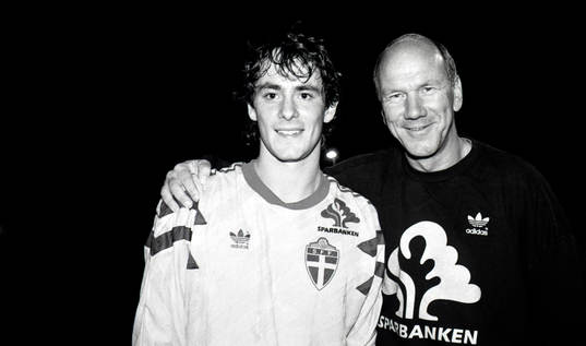 Ken Burvall och Tommy Svensson, förbundskapten, Sverige