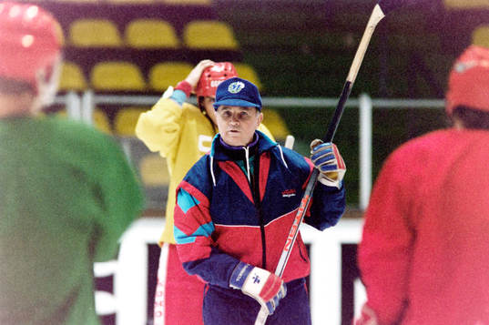 Viktor Tichonov, förbundskapten i Sovjet