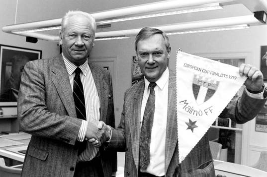 Hans Cavalli-Björkman, ordförande och Ove Persson