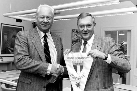 Hans Cavalli-Björkman, ordförande och Ove Persson