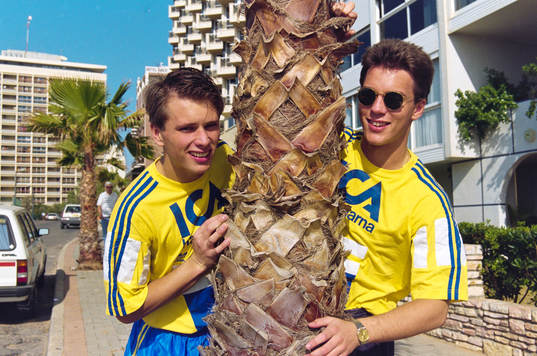 Jonas Axeldal och Patrik Andersson, Sverige