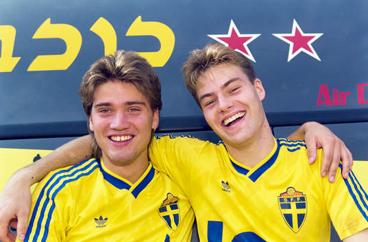 Jonny Rödlund och Niklas Gudmundsson, Sverige