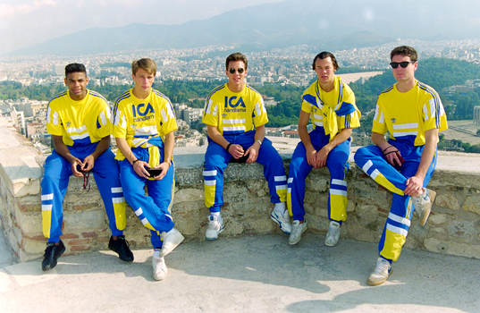 Fr. v Pascal Simpson, Jonas Axeldal, Patrik Andersson,