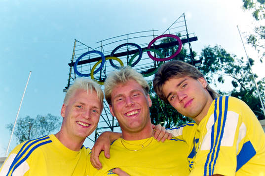 Christer Fursth, Jan Ekholm, målvakt och Jonny Rödlund