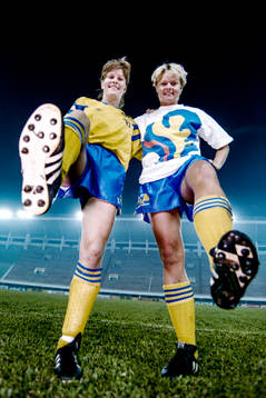 Helen Nilsson och Anneli Andelen, Sverige