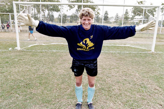 Bläddra bland fler bilder av Fotboll, Dam, VM 91, förhands