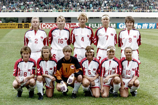 Norges startelva: Bakre raden  fr v, Cathrine Zaborowski,