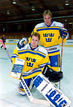 Magnus Lindqvist, målvakt och Patrik Ekholm