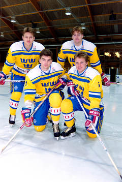 Bakre raden fr. v Andreas Johansson och Jacob Karlsson.