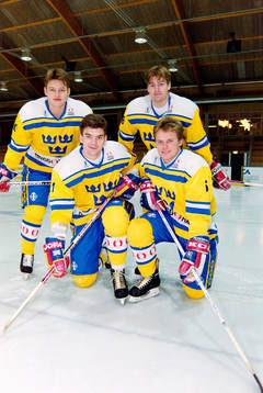 Bakre raden fr. v Andreas Johansson och Jacob Karlsson.