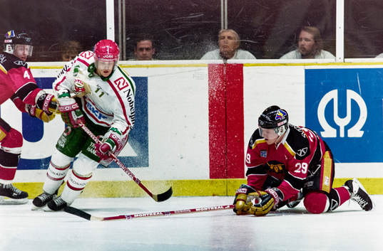 Frölundas Jerry Persson och Mikael Engström, Luleå på