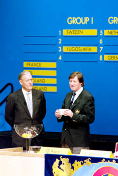 Nils Liedholm och Gerhard Aigner, Uefa