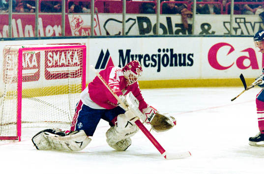 Sean Burke, målvakt i Canada