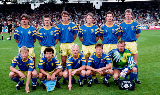 Bakre raden fr. v: Jonny Rödlund, Jan Jansson, Magnus
