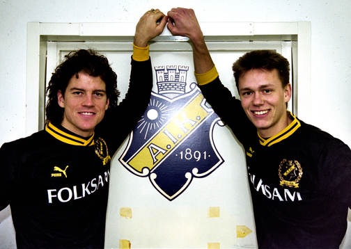 Dick Lidman och Krister Nordin, AIK