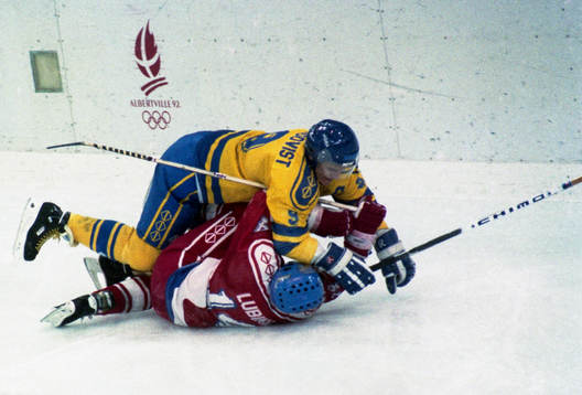 Bläddra bland fler bilder av OS 92, Kvartsfinal, Sverige - Tjeckoslovakien